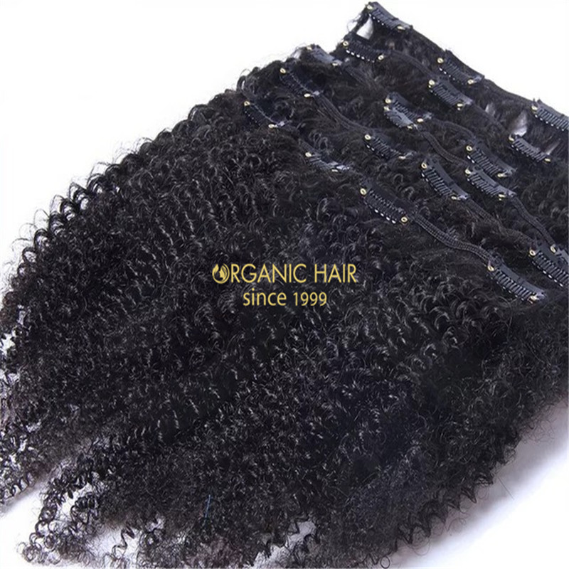 Afro hair extensions clip in hair extensions